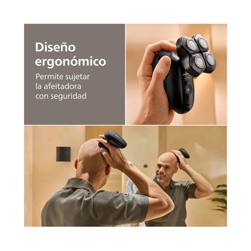 Afeitadora cabeza PHILIPS Head Shaver Pro 5000 HS5980/15, cuchillas Comfortcut, cabezales flexible 360º.