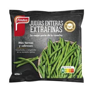 Imagen de FINDUS Judía entera extrafina seleccionadas y congeladas en pocas horas FINDUS 400 g.