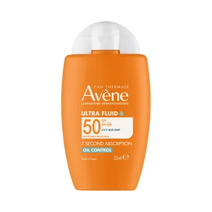 THERMALE AVÉNE Ultra fluid oil control Protector solar de secado rápido con FPS 50 (muy alto) 50 ml.