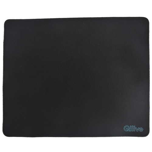 Alfombrilla de ratón gaming QILIVE negra.