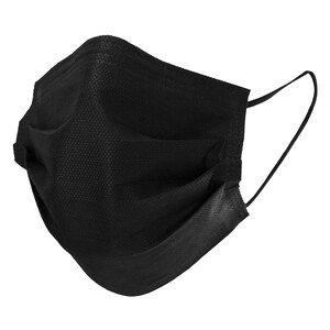 MOONCARE Mascarillas quirúrgicas desechables (tipo IIR), de color negro MOONCARE 50 uds.