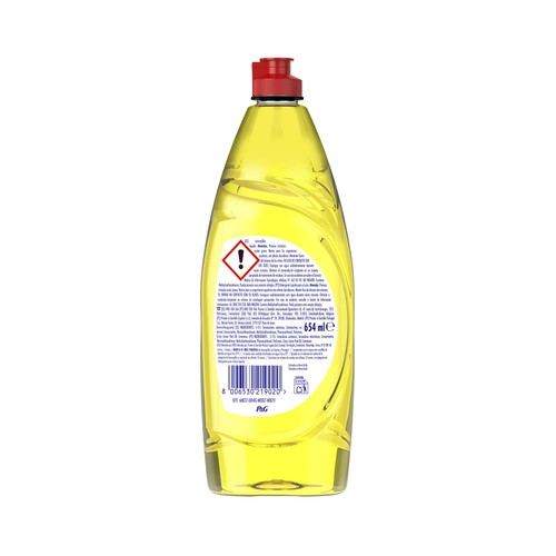 FAIRY Lavavajillas a mano limón 654ml