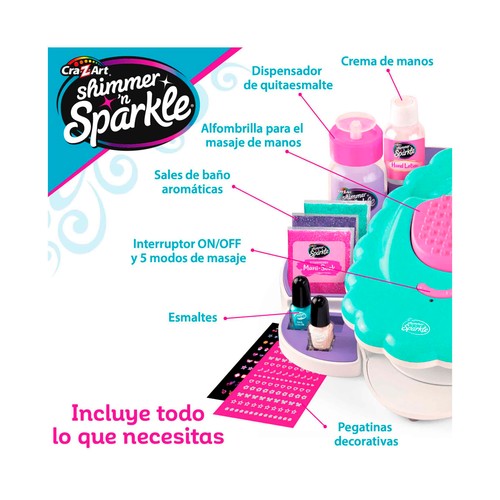 ColorBaby Shimmer N Sparkle - Applicateur De Pierres à Cheveux Rechargeable Avec 600 Gemmes - Pour Filles 8 Ans Et Plus - 4