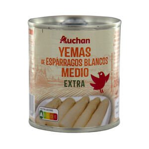 Imagen de PRODUCTO ALCAMPO Yemas de espárragos blancos medios, extra lata de 135 g.