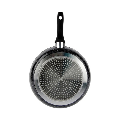 Sartén de 24cm. con antiadherente triple capa piedra, apta para inducción, serie Onix TABERSEO.