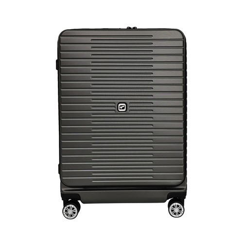 Maleta mediana tipo trolley  8 ruedas multifunctional  65cm gris. AIRPORT