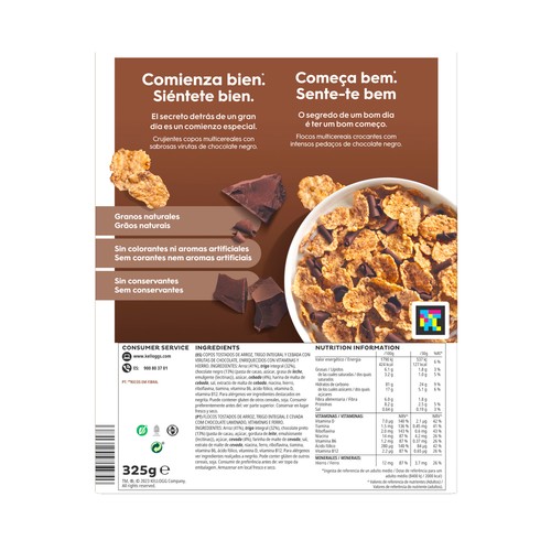 KELLOGG"S SPECIAL K Cereales con chocolate negro 325 gr.