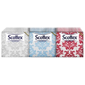 Imagen de SCOTTEX Servilletas de papel desechables estampado Collection, 33x33cm. SCOTTEX 50 uds.
