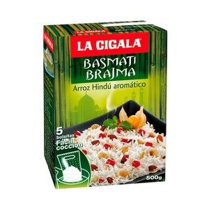 Imagen de LA CIGALA Arroz basmati paquete de 500 g.