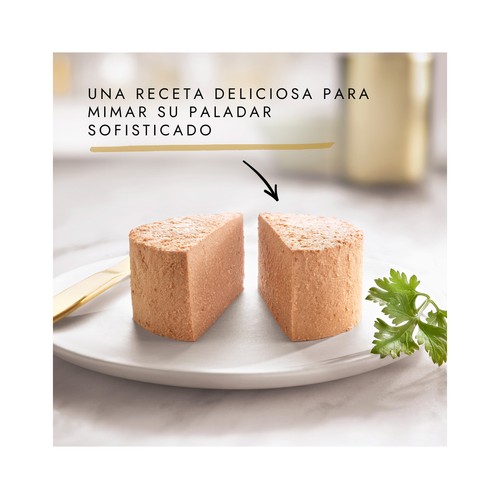 PURINA GOURMET Comida para gatos húmeda a base de mousse de pescado 8 uds. de 85 gr.