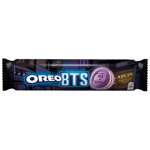 OREO BTS Galletas Crema Sabor Tortita Caramelizada, Edición Limitada, 157 g.
