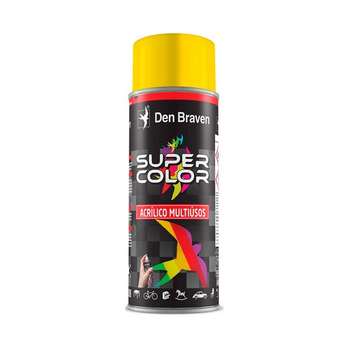 Pintura spray acrílico Amarillo Cadmio, RAL1021, 400 ml, BOSTIK.