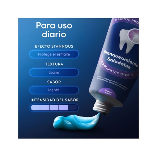 ORAL-B Advanced blanqueamiento saludable Pasta de dientes blanqueante, frescor ártico 75 ml.