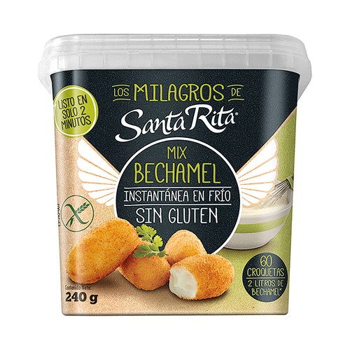 SANTA RITA Mix bechamel instantánea en frío sin gluten 240 g.