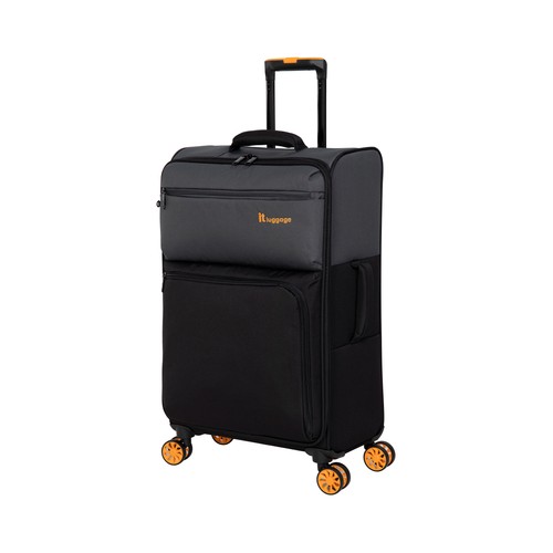 Maleta grande flexible tipo trolley, de 69cm, color negro, AIRPORT.