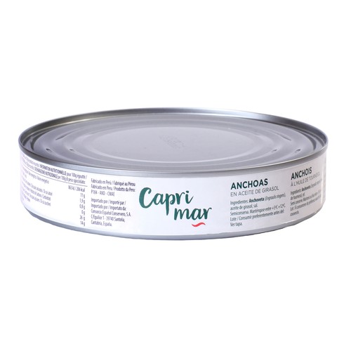 CAPRIMAR Anchoas en aceite de girasol 300 g. 