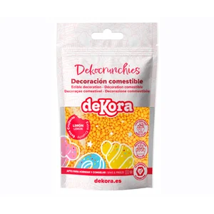 DEKORA Decoración comestible dekocrunchies de limón 100 g.