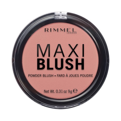 RIMMEL  Maxi blush tono 006 Exposed Colorete con textura micro polvo y acabado de larga duración.