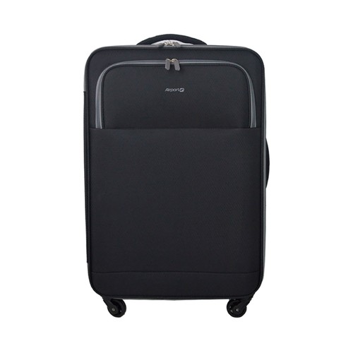 Maleta grande tipo trolley 4 ruedas air soft  77 cm negro. AIRPORT