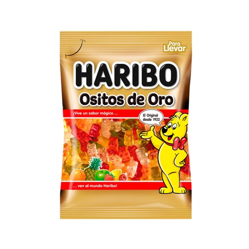 HARIBO Golosina blanda ositos de oro 100 gr.
