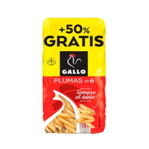 GALLO Pasta pluma N6 450g + 225g