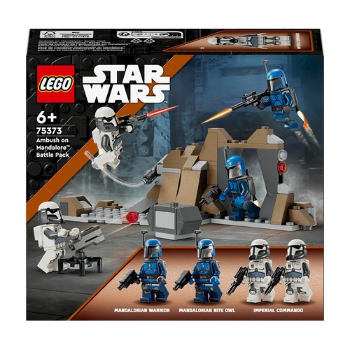 LEGO Star Wars Mandalorian pack de combate: Emboscada en Mandalore, 109 piezas.