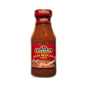 Imagen de LA COSTEÑA Salsa mexicana casera a base de tomates y verduras especial fajitas LA COSTEÑA 250 g.