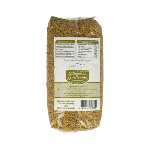 LEGUMBRES GUILLERMO Lino dorado 500 g.