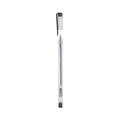 Bolígrafo tinta gel capuchón tinta color negra bulk. PRODUCTO ECONÓMICO ALCAMPO