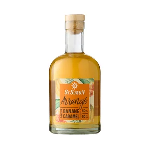 ST SIMON Arrangé Ron infusionado con plátano y caramelo botella 50 cl.