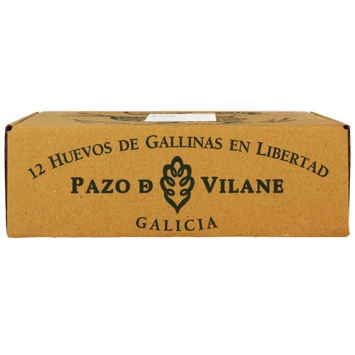 PAZO DE VILANE Huevos de gallinas camperas clase M y cat. A 12 uds.