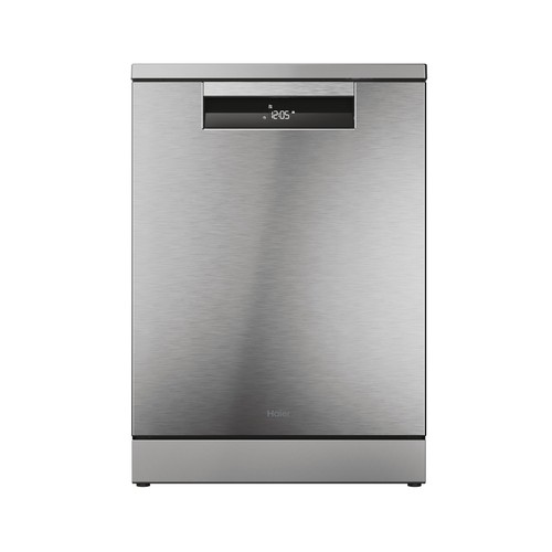 Lavavajillas HAIER XF 5C4M1, Inox, 15 servicios, clasificación energética C, H: 85cm, A: 59,7cm, F: 59,8cm.