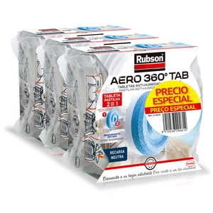Recambio universal en tableta para deshumidificador, Aero 360°, 3x450grs.
