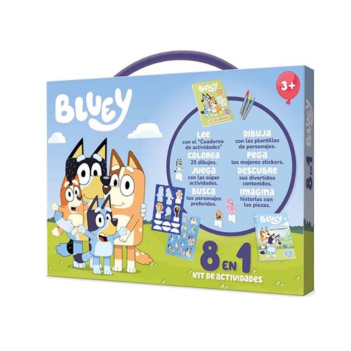 Maletín kit de actividades 8 en 1 Bluey