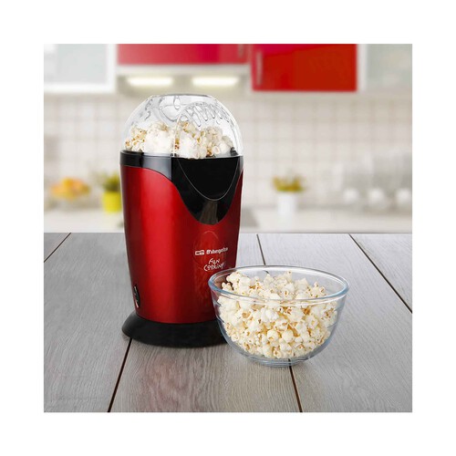 Palomitero ORBEGOZO PA4300, 1000W, cazo medidor, 