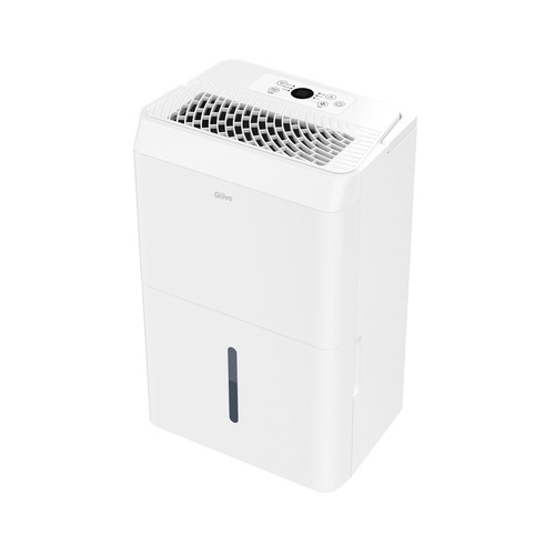 Deshumidificador QILIVE Q.6155, 20 l/d, color blanco, 475W, control electrónico.