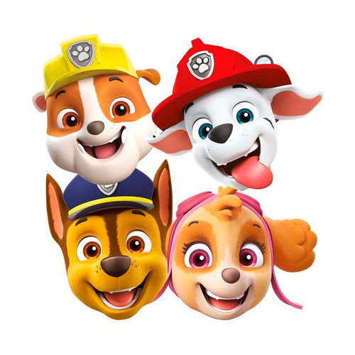 8 mascaras patrulla canina. LIRAGRAM