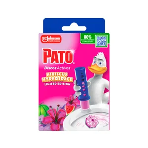 PATO Discos de gel para WC aparato hibiscos 36ml