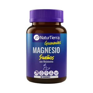 NATURTIERRA Sueño Gominolas (gummies) de magnesio con melatonina 30 uds.