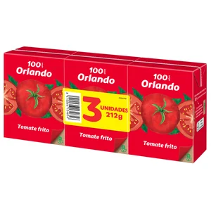 ORLANDO Tomate frito 3 uds. 212 g.