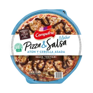 CAMPOFRÍO Pizza fresca de atún y cebolla caramelizada con salsa Teriyaki CAMPOFRÍO 360 g.