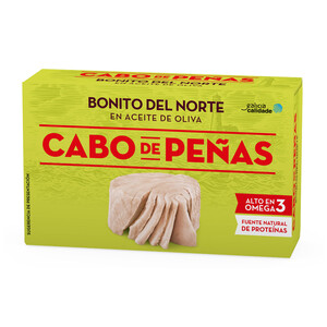 Imagen de CABO DE PEÑAS Bonito del norte en aceite de oliva lata de 72 g.