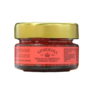 SPHERIKA Sucedáneo de caviar arenque rojo MSC (Pesca sostenible certificada) 50 g.