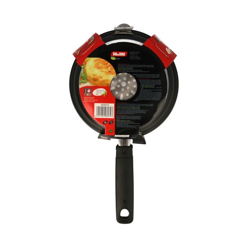 Sartén para mini para tortillas con doble capa interior antiadherente, apta para inducción IBILI.