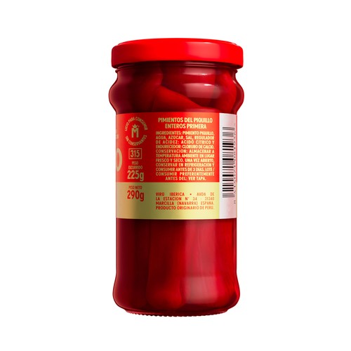 NATURALE Pimientos del piquillo enteros 225g