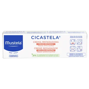 MUSTELA Crema con acción reparadora, aliviante y purificadora, para pieles irritadas MUSTELA Cicastela 40 ml.