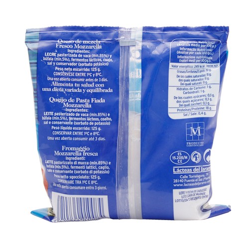 ALBE Mozzarela fresca Bocconcini 125 g.