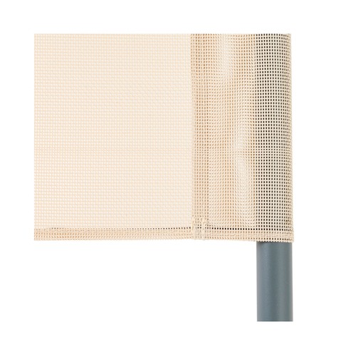 Tumbona de acero y textileno basculante, beige, de 140x60 cm, GARDENSTAR.