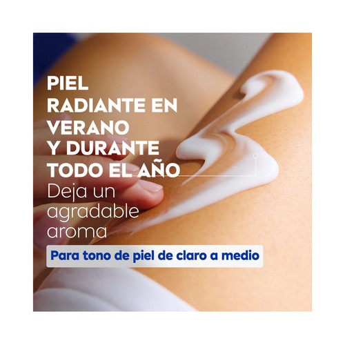 NIVEA Q10 Loción corporal reafirmante y autobronceadora, para tonos de piel claro o medio 400 ml.