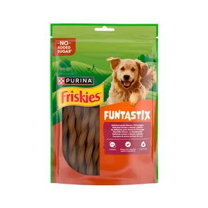 FRISKIES Snack para perros con aroma a queso y bacon 175 gr.